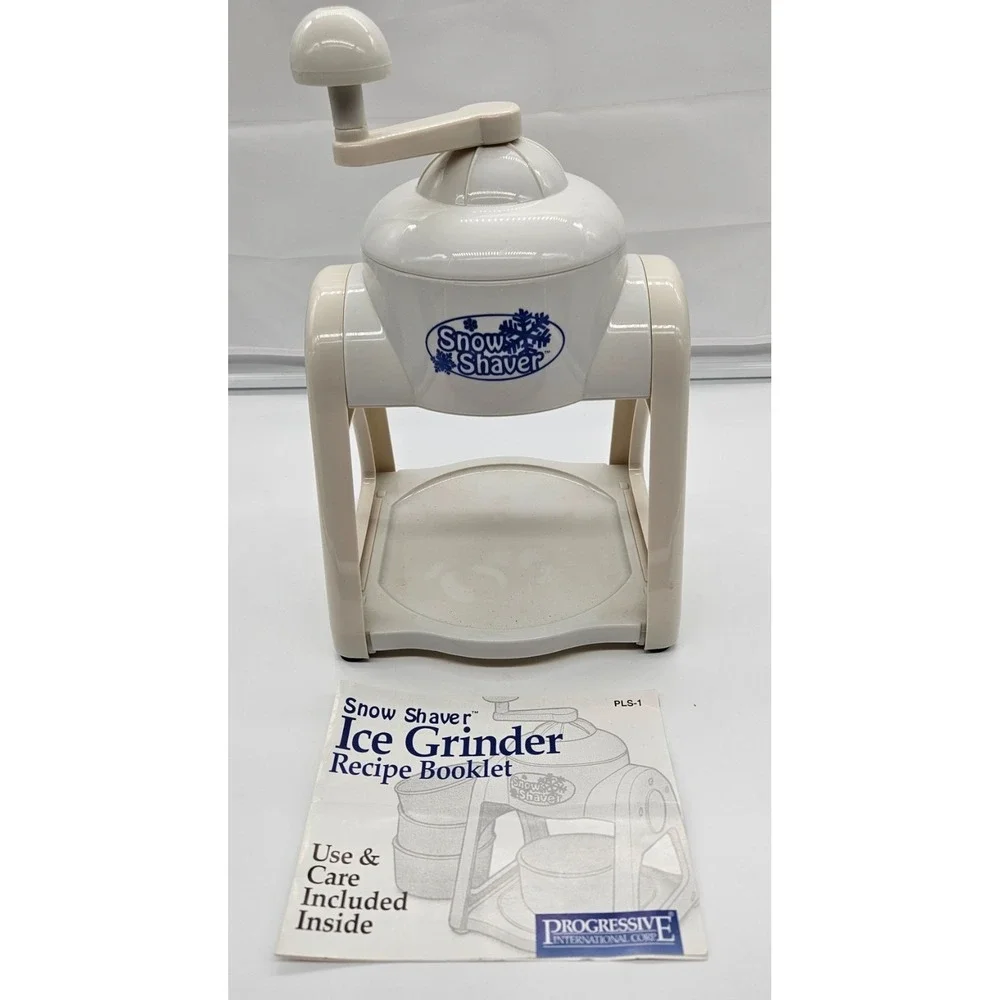 White Ice Grinder - Manual Snow Cone Maker